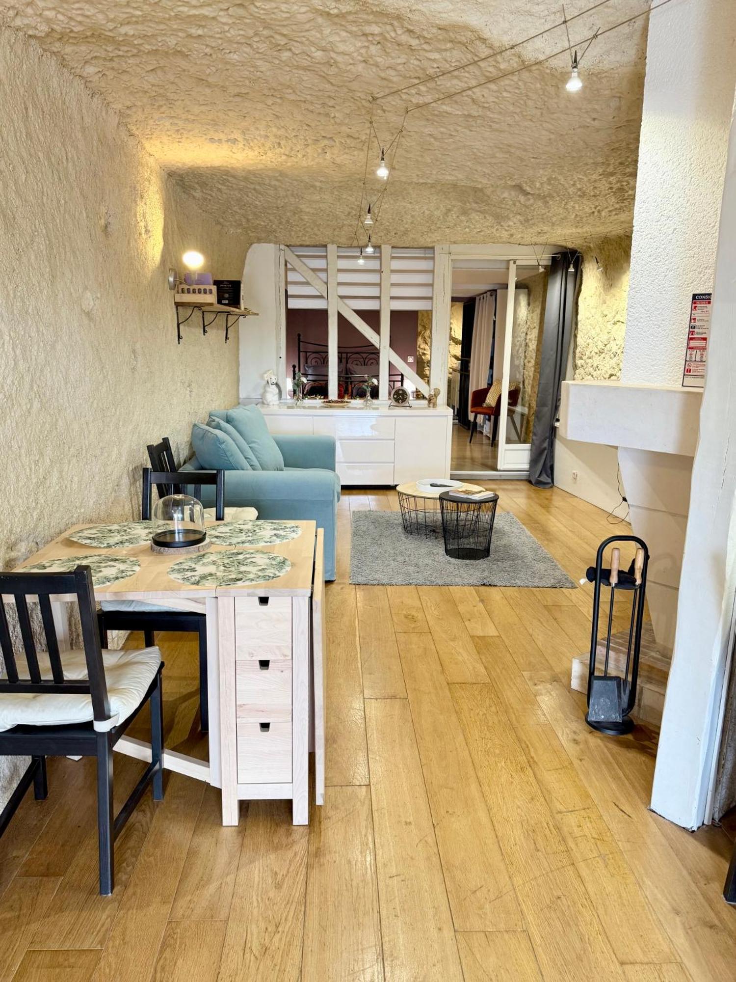 Apartament Troglodyte Du Petit Coteau Vouvray Zewnętrze zdjęcie